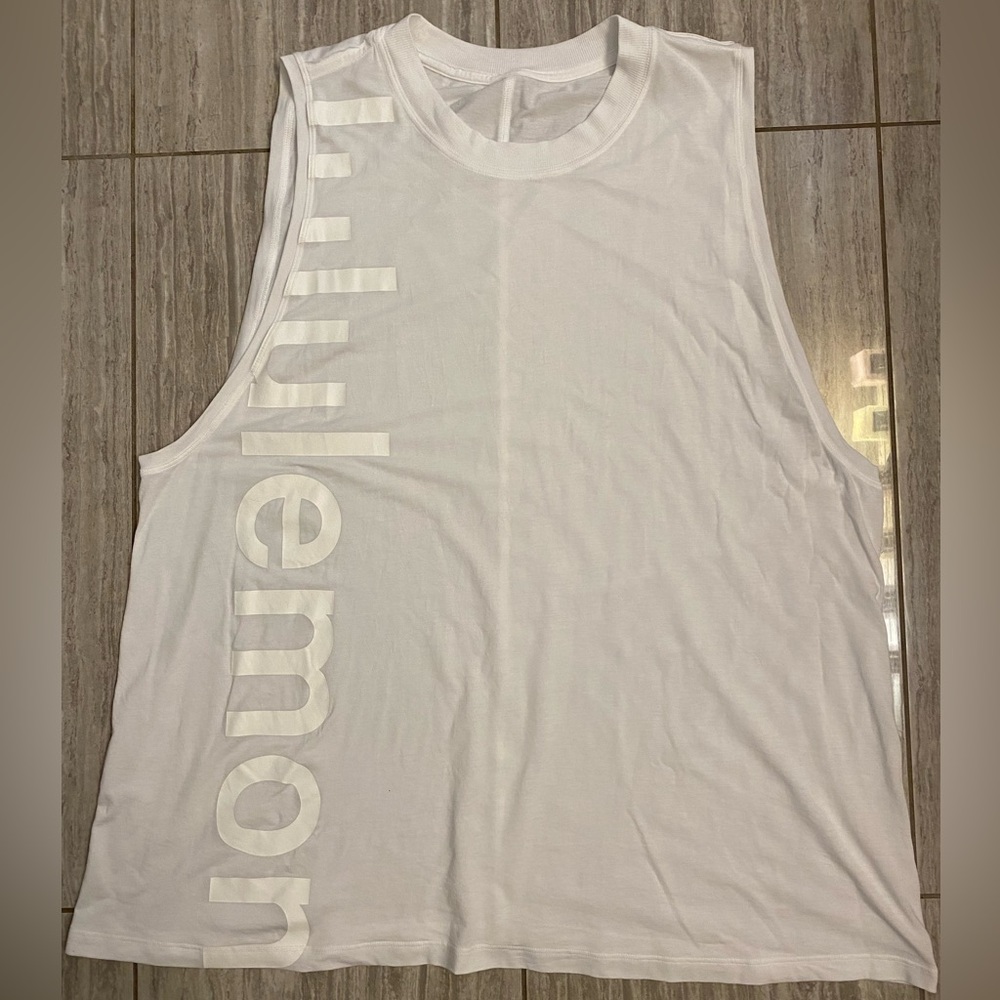 Lululemon Logo White Tank